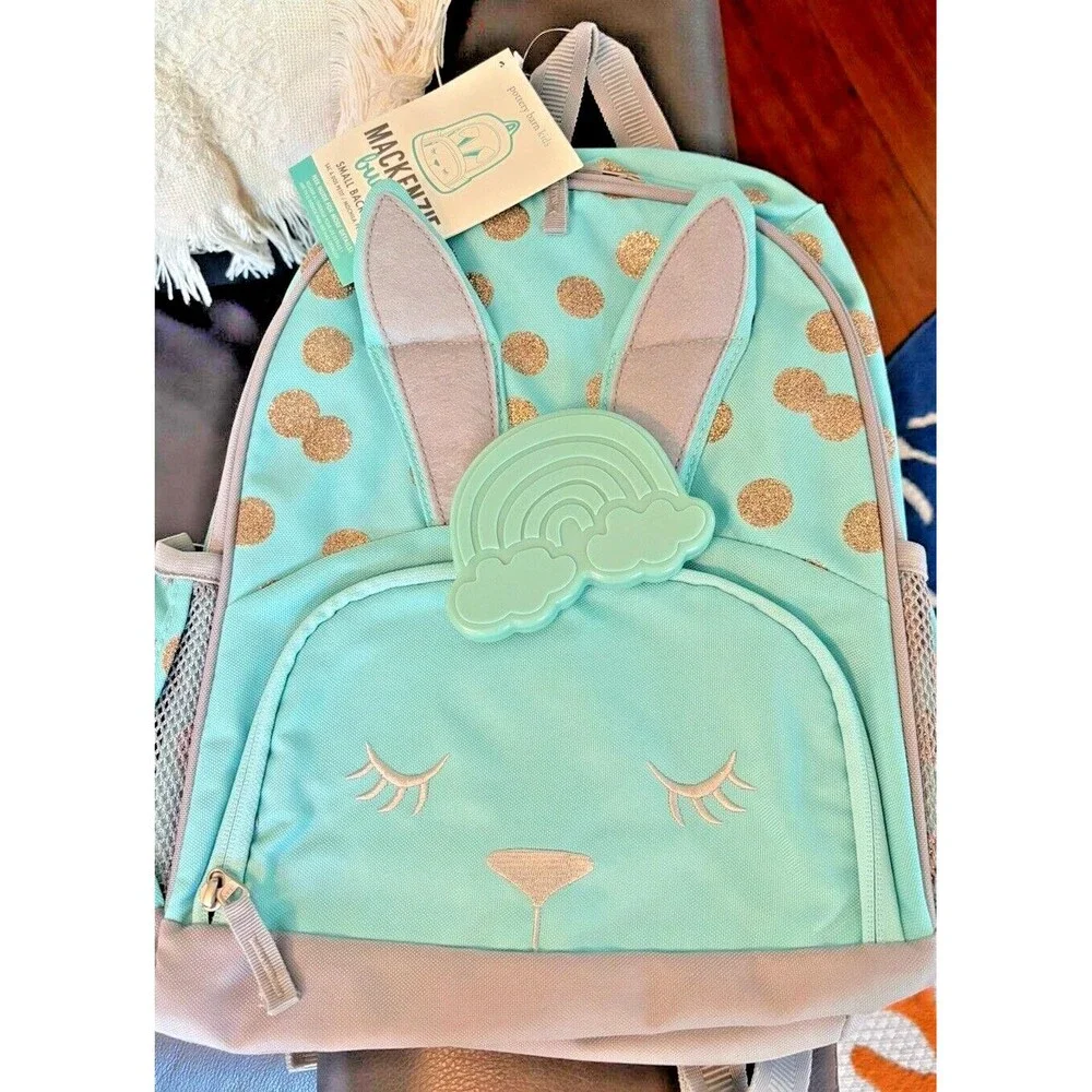 Pottery barn school kids School glitter BACKPACK rainbow travel Bag Girl kid🌈 .
